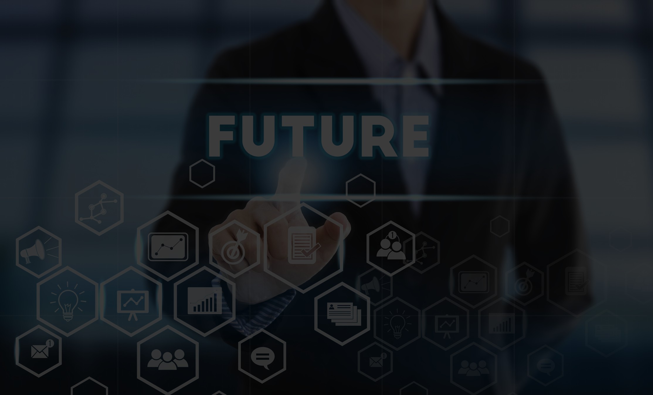 Digital transformation background
